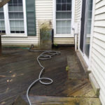 Prior to Power Washing or Pressure Washing Deck and Patio