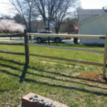 After Fence Repair in North Potomac