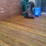 After Power Washing / Pressure Washing of a Treated Wood Deck and Thompson Clear Sealing in Montgomery Village Maryland