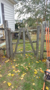 Before Fence Repair by JSV Lawn Care Service, JSV Lawns, JSV Lawns of MD. Lawn Care, Landscaping, Montgomery Village, Montgomery County, Maryland