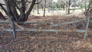 Before Fence Repair by JSV Lawn Care Service, JSV Lawns, JSV Lawns of MD. Lawn Care, Landscaping, Gaithersburg, Montgomery County, Maryland